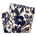 Japanese Indigo Floral Pocket Square